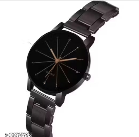 HRV Black Attractive watches for women/ladies